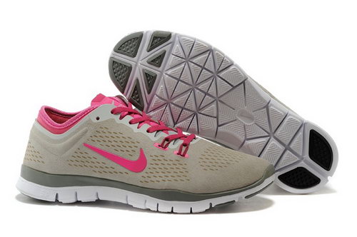 Nike Free 5.0 Tr Fit 3 Womens Shoes Light Brown Pink New Factory Outlet
